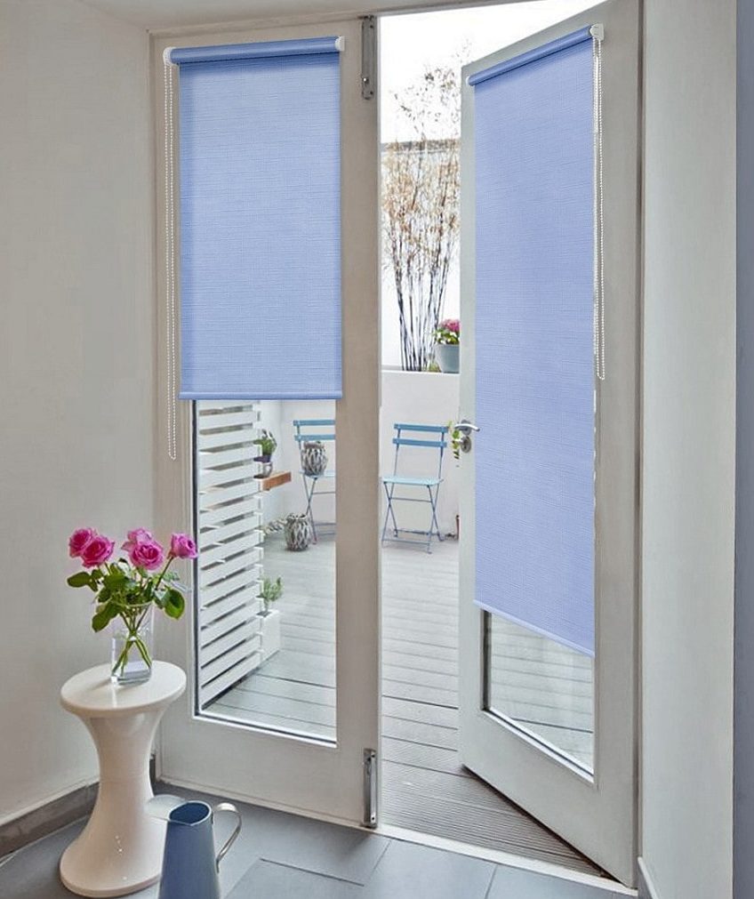 idee per foto di tende a rullo sulla porta