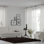 idee per interni con tende con occhielli