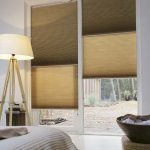idee per l'arredamento con tende plissettate
