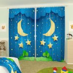 tende con foto di stelle decorative