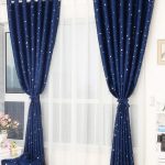 tende con foto di stelle decorative