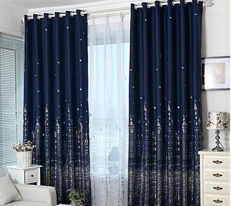 idee per decorazioni con tende a stelle