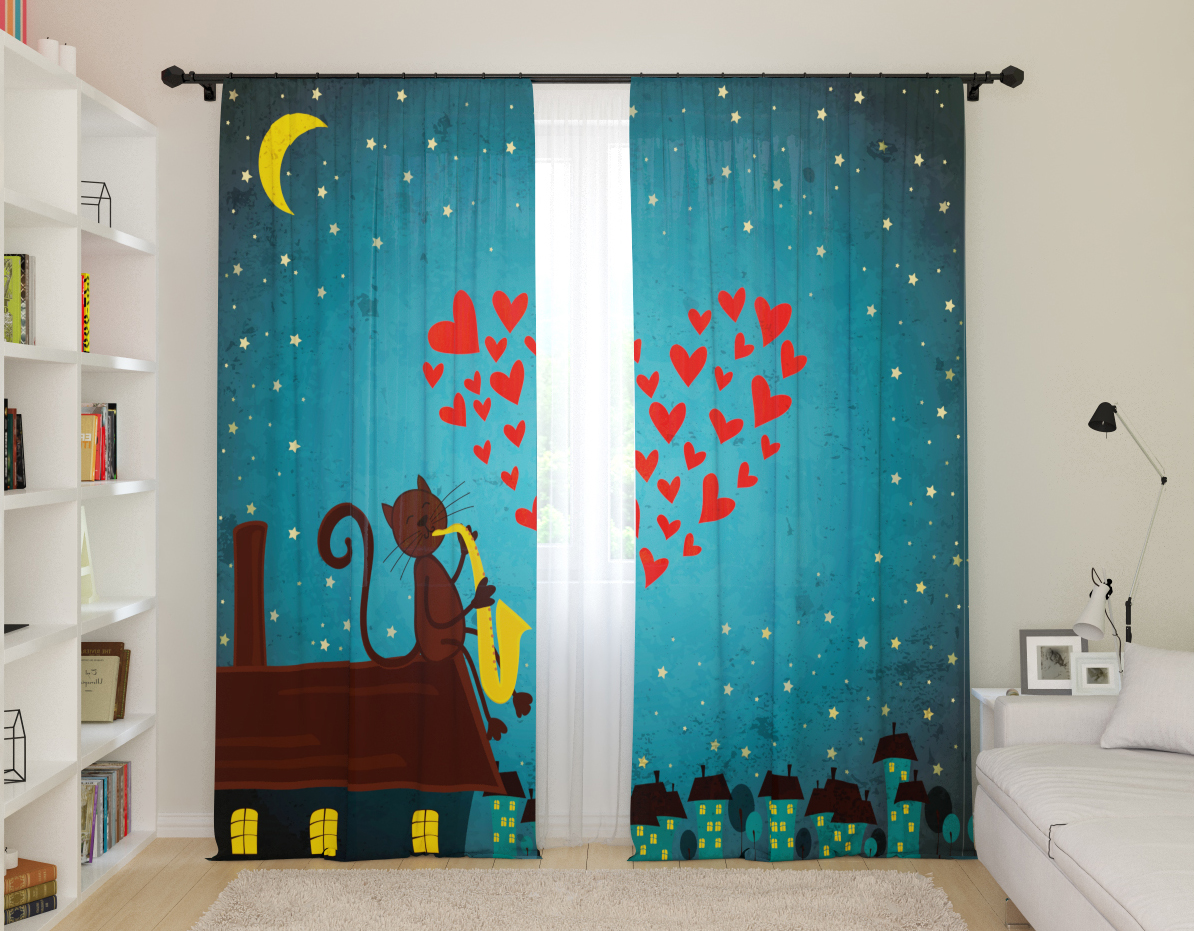 idee per decorazioni con tende a stelle