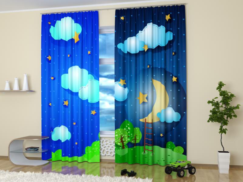 tende con stelle per la cameretta dei bambini