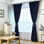 tende con foto di stelle decorative