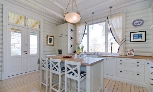 tende in stile moderno con foto decorative