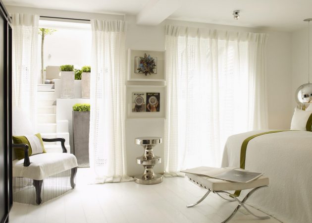 opzioni fotografiche per tende in stile moderno