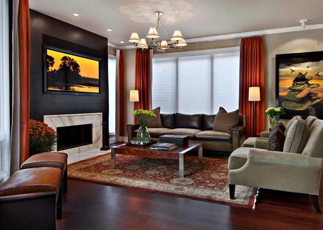 idee di design per tende in stile moderno