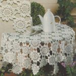 idee di design per tovaglie all'uncinetto