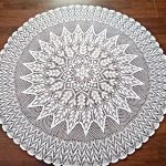idee per decorazioni di tovaglie all'uncinetto