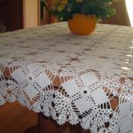 idee per tovaglie all'uncinetto