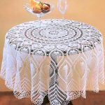 idee di design per tovaglie all'uncinetto
