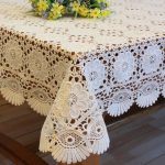 idee per tovaglie all'uncinetto