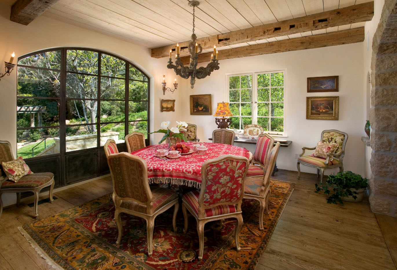 foto di design di tovaglia da tavolo