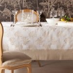 idee per la recensione del tavolo con tovaglia