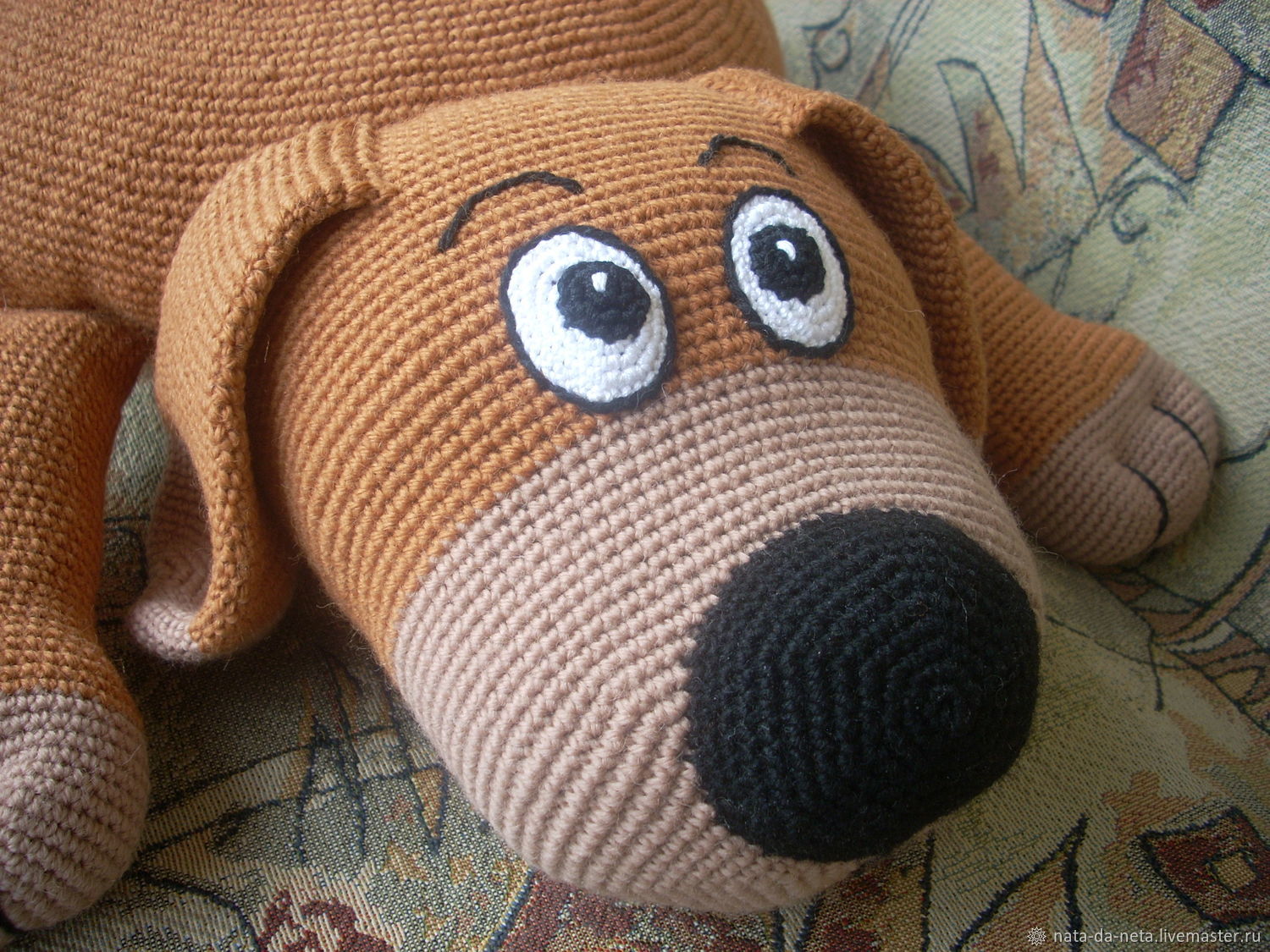 cuscino per cani come lavorarlo a maglia