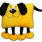 cuscino per cani con ciuffo
