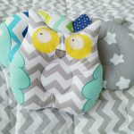 idee per cuscini a forma di gufo