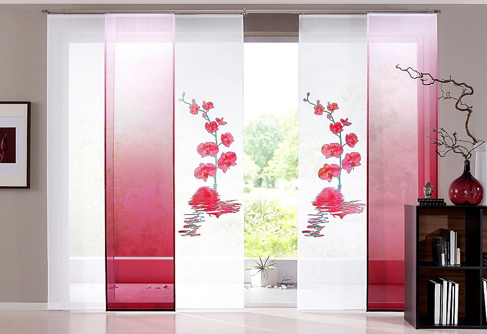 idee di design per tende giapponesi