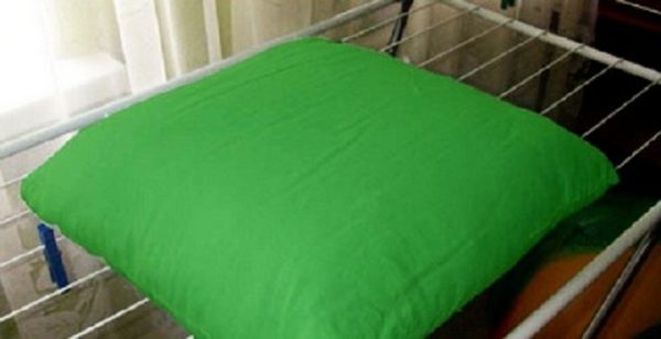 Asciugare il cuscino
