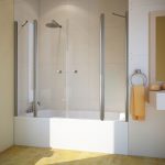 tende da doccia angolari all'interno