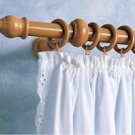 idee per attaccare le tende a un bastone per tende