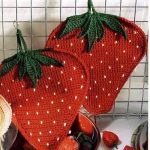 idee di design per presine all'uncinetto