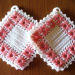 idee di design per presine all'uncinetto
