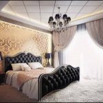 scegli un set di tende e copriletti per il design della camera da letto