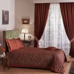 scegli un set di tende e copriletti per la decorazione fotografica della camera da letto