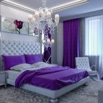 scegliere un set di tende e copriletti per le idee di design della camera da letto