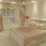 scegli un set di tende e copriletti per le idee di arredamento della camera da letto