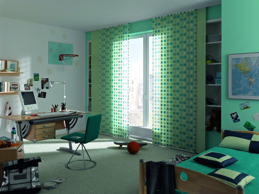 idee di design per tende giapponesi