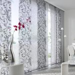idee per interni con tende giapponesi