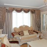 idee di design per tende su cornicione del soffitto