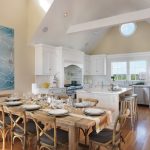 tovaglia per la decorazione del tavolo della cucina foto