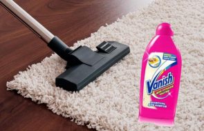 Cura dei tappeti con Vanish