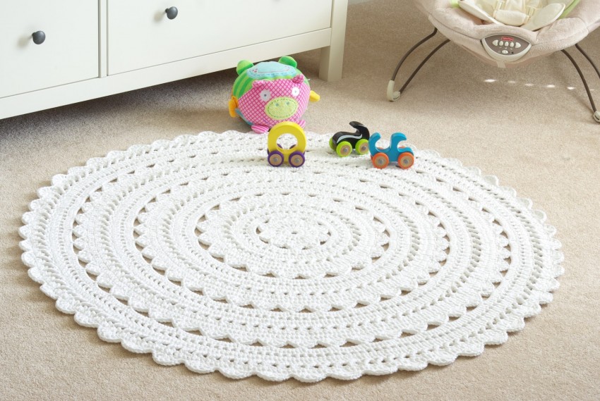tappeti all'uncinetto per la cameretta dei bambini