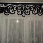 decorazione fotografica con mantelline traforate