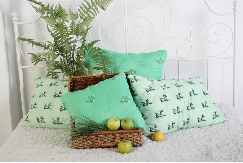 idee per decorare cuscini di bambù