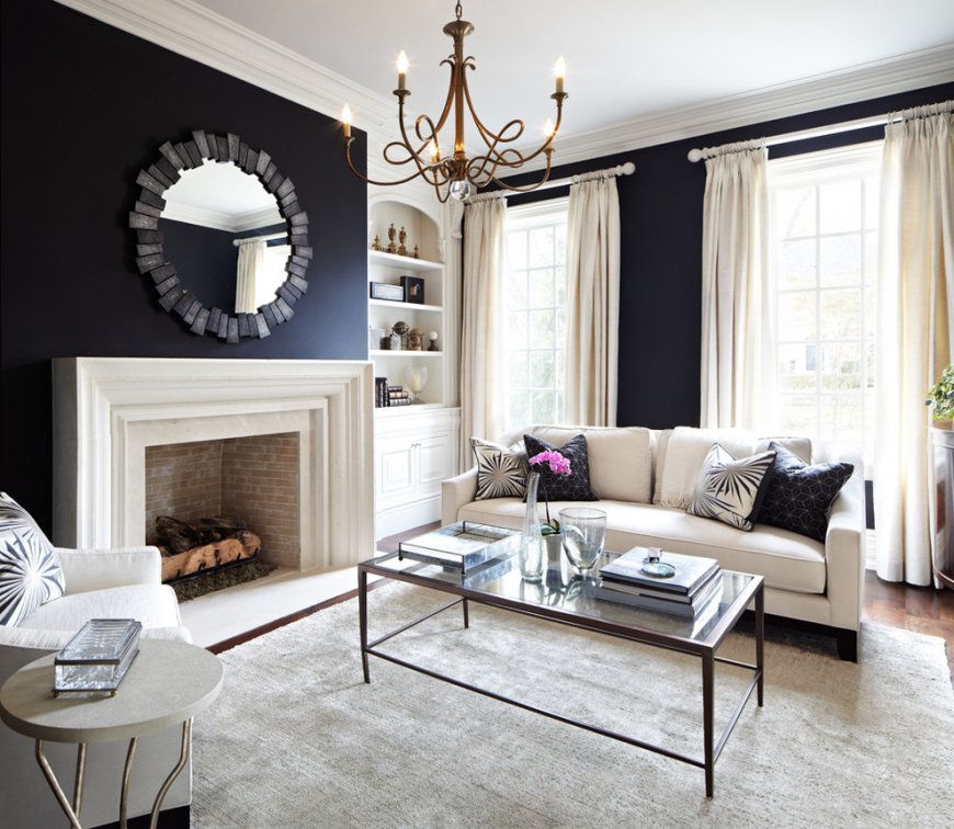 foto di design di tende beige