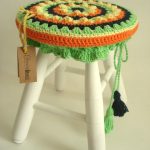 coperture in maglia per sedie e sgabelli decorativi