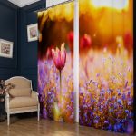idee per decorare le finestre con tende fotografiche