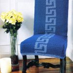 coperture in maglia per sedie e sgabelli idee per interni