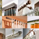 idee di design per aste per tende da parete