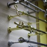 foto di design di aste per tende da parete