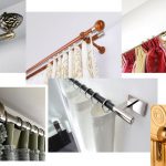 idee di design per aste per tende da parete