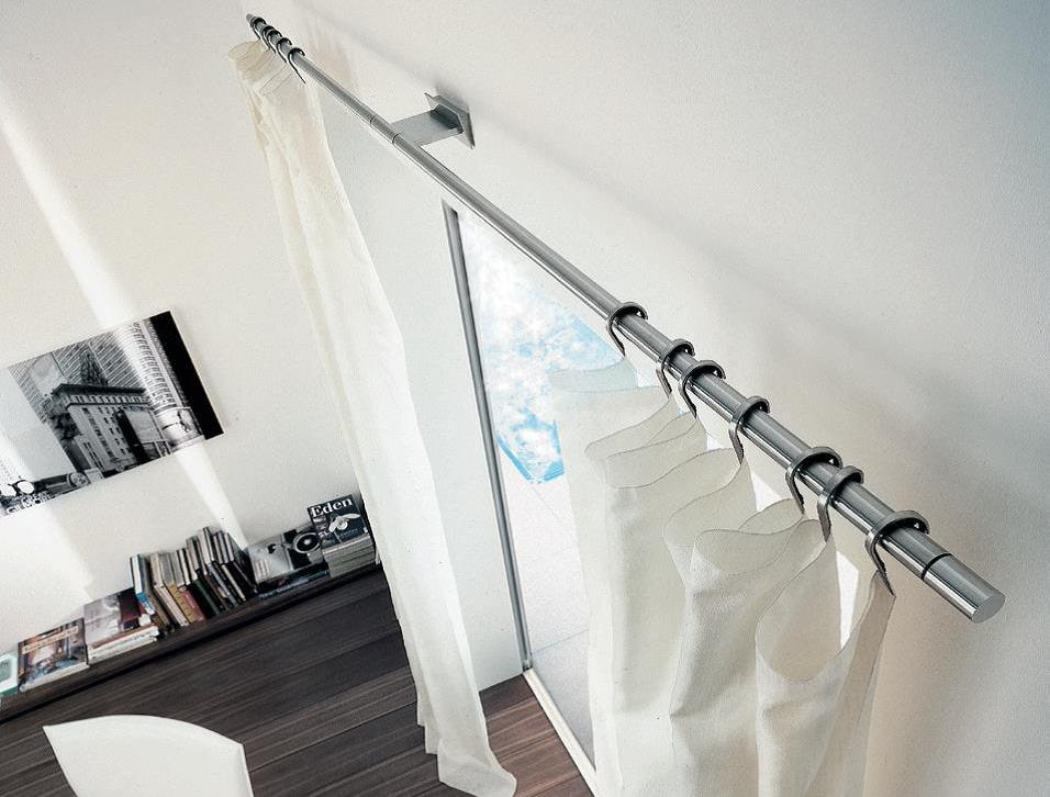 bastoni per tende in metallo con foto decorative