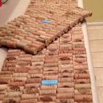 idee per decorare tappeti in sughero