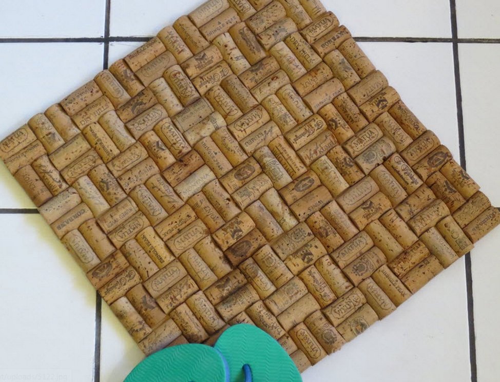 idee di design per tappeti in sughero